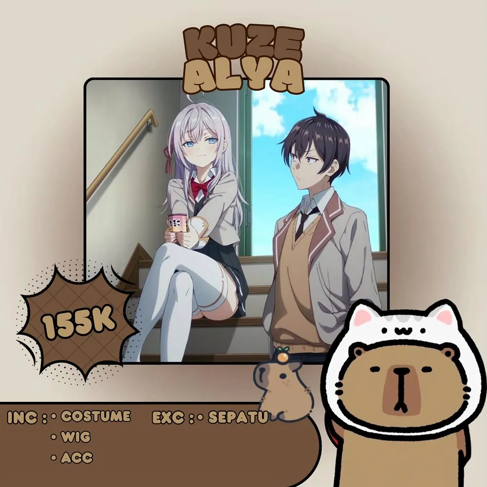 Poster Alya × Kuze dari Instagram Gelzuva Cosrent