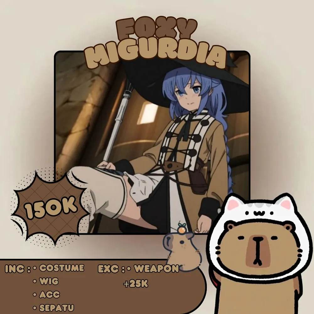 Poster Roxy Migurdia dari Instagram Gelzuva Cosrent